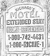 Rchard's Motel Extended Stay Logo Coloring Book