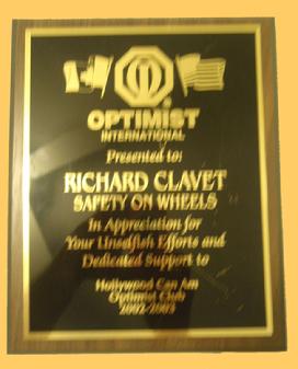 Richard's Motel Certificate