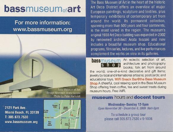 Bassmuseum of art