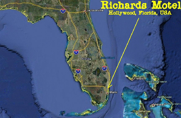 Vista del satelite: Richard's Motel, Hollywood, Florida