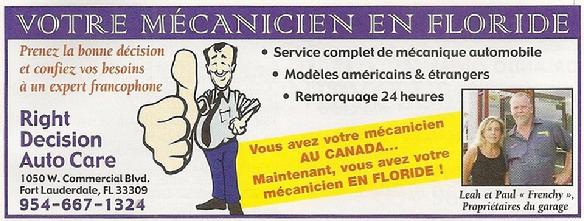 Mechanicien en Floride