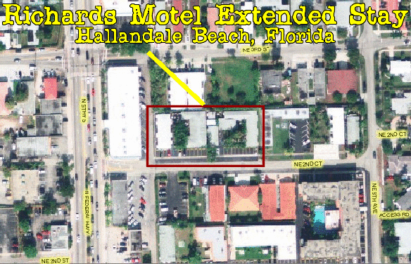 Ojo de aguila: Richard's Motel Extended Stay, Hallandale Beach, Florida.