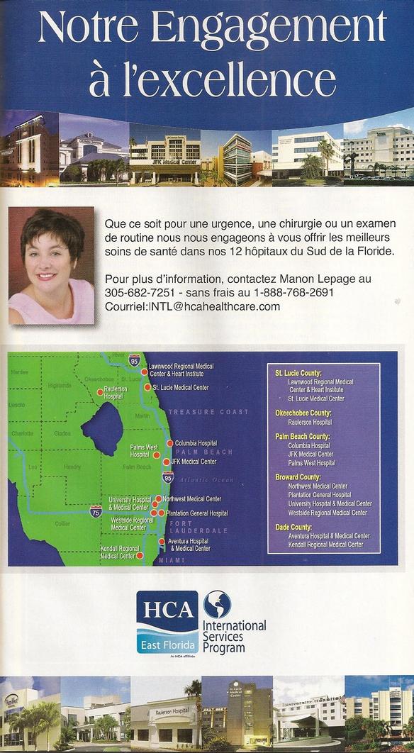 Manon Lepage pour les meilleurs soins de sante en Floride.