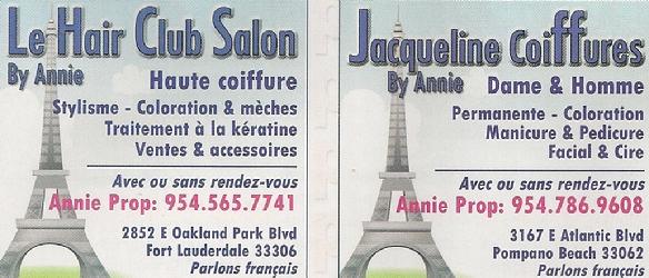 Hair Club Salon Jacqueline coiffures